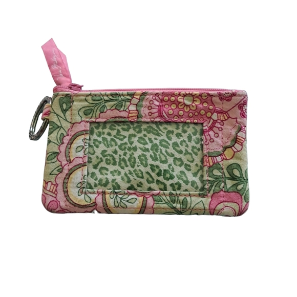 Lot - 4 Piece Set of Retired Pink Petal Vera Bradley Purse Wallet Accessories - Picture 6 of 13